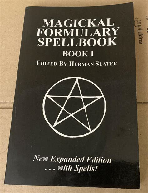 magickal formulary: volume 1 herman slater book buy|magickal formulary herman.